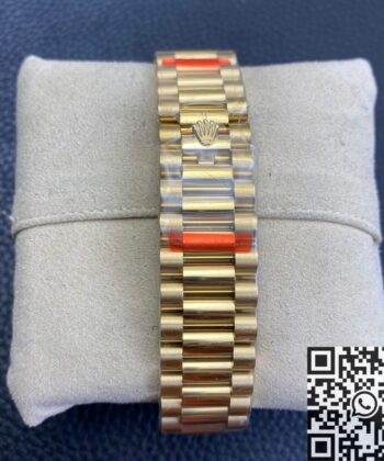 Rolex Day Date Diamond M128348RBR-0017 Ladies Gold Watch