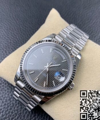Cheapest Rolex Day Date​ M228239-0002 Silver Ruled Dial 40mm
