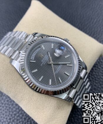 Cheapest Rolex Day Date​ M228239-0002 Silver Ruled Dial 40mm
