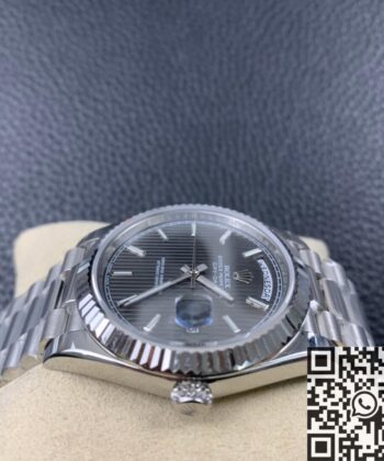 Cheapest Rolex Day Date​ M228239-0002 Silver Ruled Dial 40mm
