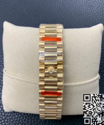 Rolex Day Date Just​ M228238-0042 White Dial Gold Watch 40mm