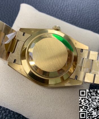 Rolex Day Date Just​ M228238-0042 White Dial Gold Watch 40mm