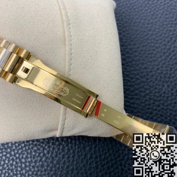 Rolex Day Date Just​ M228238-0042 White Dial Gold Watch 40mm