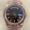 Rolex Day Date Wrist​ M228235 Black Dial Rose Gold Size 40mm