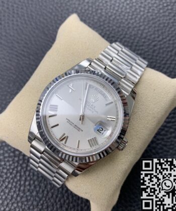 Rolex Day Dates 228239-83419 Silver Gray Dial Size 40mm Watch