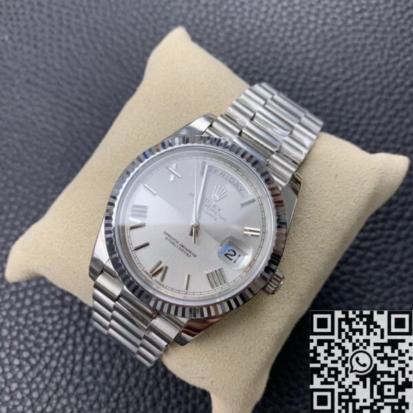 Rolex Day Dates 228239-83419 Silver Gray Dial Size 40mm Watch