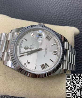 Rolex Day Dates 228239-83419 Silver Gray Dial Size 40mm Watch