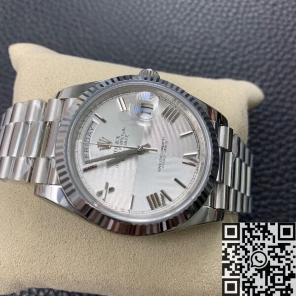 Rolex Day Dates 228239-83419 Silver Gray Dial Size 40mm Watch
