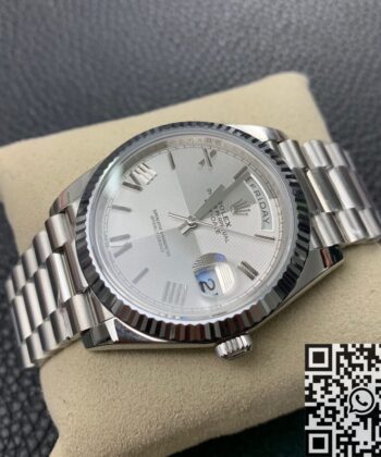 Rolex Day Dates 228239-83419 Silver Gray Dial Size 40mm Watch