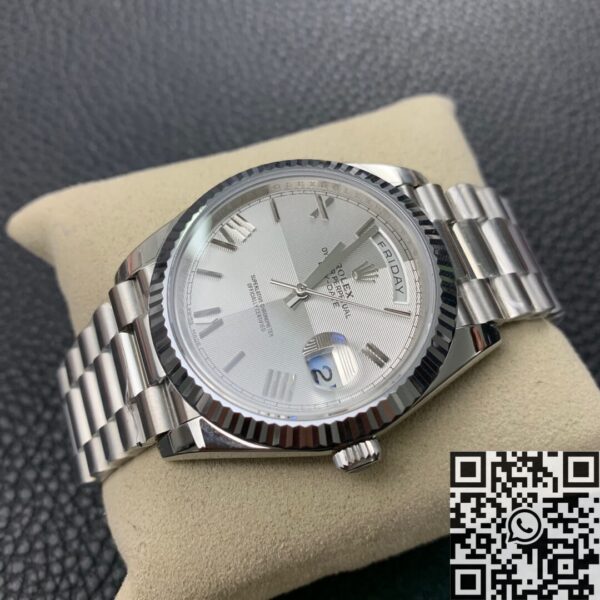 Rolex Day Dates 228239-83419 Silver Gray Dial Size 40mm Watch