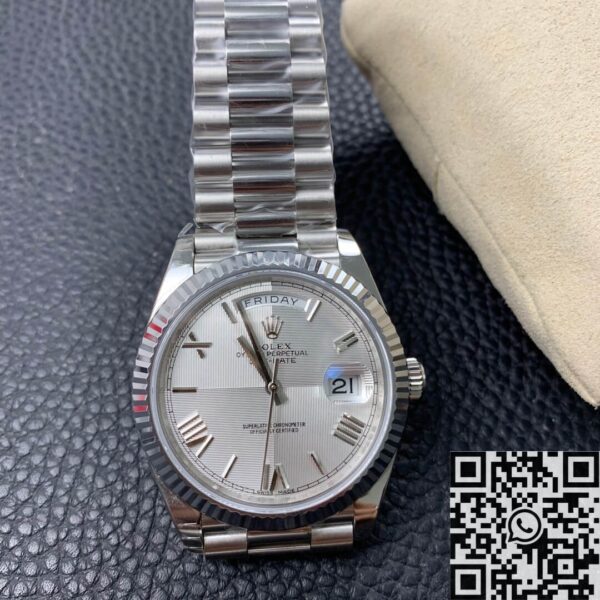 Rolex Day Dates 228239-83419 Silver Gray Dial Size 40mm Watch