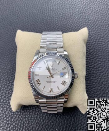 Rolex Day Dates 228239-83419 Silver Gray Dial Size 40mm Watch