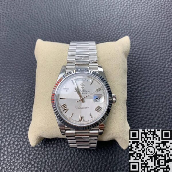 Rolex Day Dates 228239-83419 Silver Gray Dial Size 40mm Watch