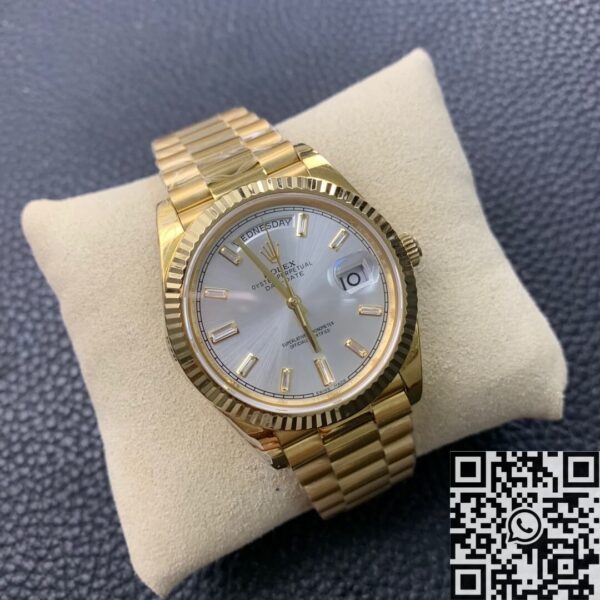 Rolex Watches Day Date​ M228235 Silver Gray Dial Gold 40mm