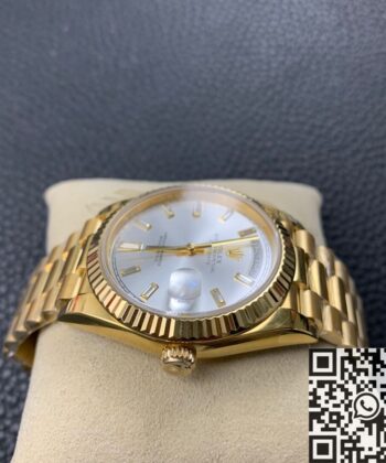 Rolex Watches Day Date​ M228235 Silver Gray Dial Gold 40mm