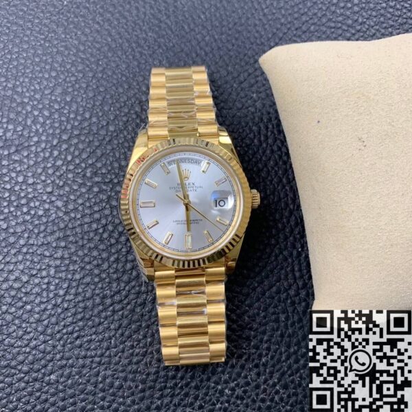 Rolex Watches Day Date​ M228235 Silver Gray Dial Gold 40mm