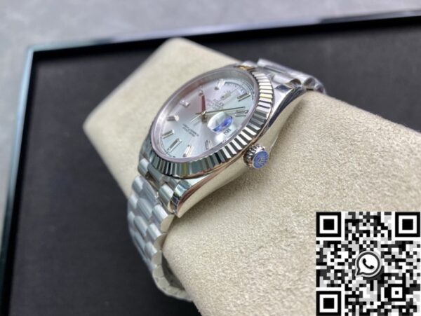 Day Date Rolex White M228239-0003 Silver Dial Size 40mm Watch