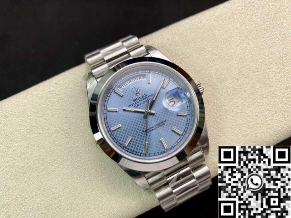 Buy Rolex Day Date M228206-0004 Light Blue Dial Size 40mm