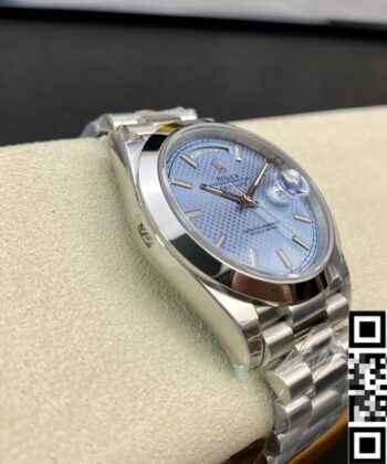 Buy Rolex Day Date M228206-0004 Light Blue Dial Size 40mm