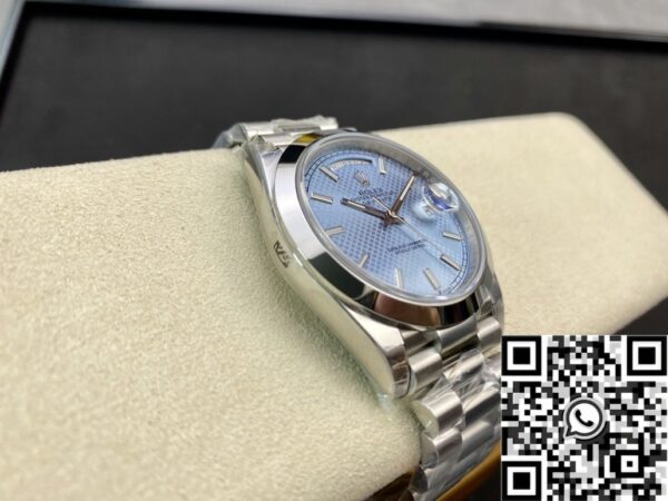 Buy Rolex Day Date M228206-0004 Light Blue Dial Size 40mm