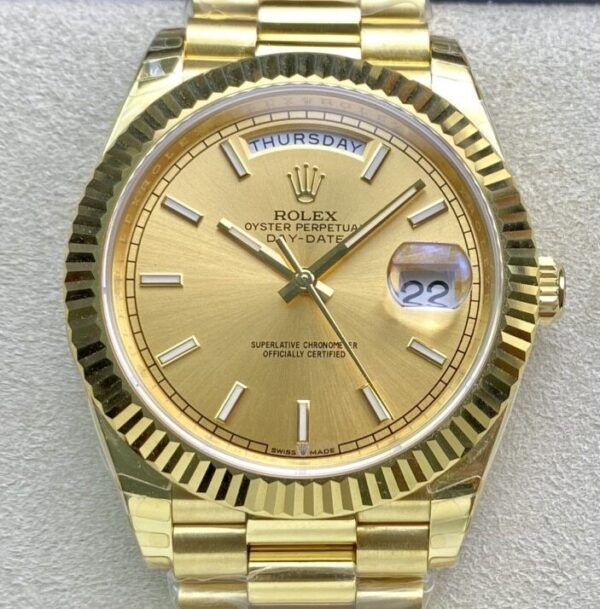 Day Date Rolex Dial M128238-0045 Champagne 40mm Watch