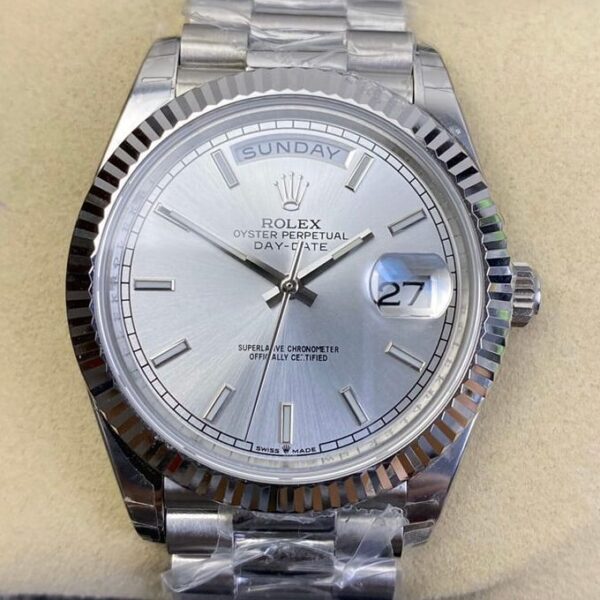 Rolex Day Date Perpetual​ M228236 Silver Dial 40mm EW Factory