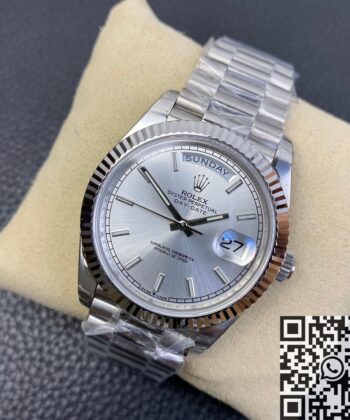 Rolex Day Date Perpetual​ M228236 Silver Dial 40mm EW Factory