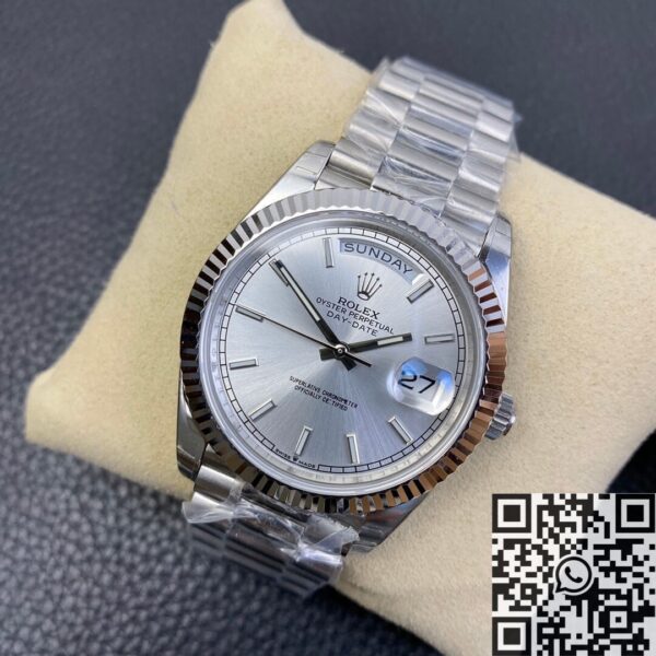Rolex Day Date Perpetual​ M228236 Silver Dial 40mm EW Factory