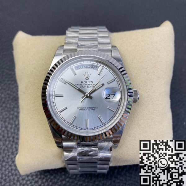 Rolex Day Date Perpetual​ M228236 Silver Dial 40mm EW Factory
