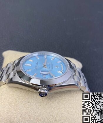 EW Factory Day Date Rolex M228206-0002 Ice Blue Dial 40mm