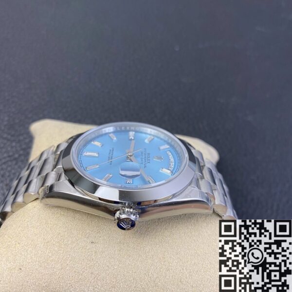 EW Factory Day Date Rolex M228206-0002 Ice Blue Dial 40mm