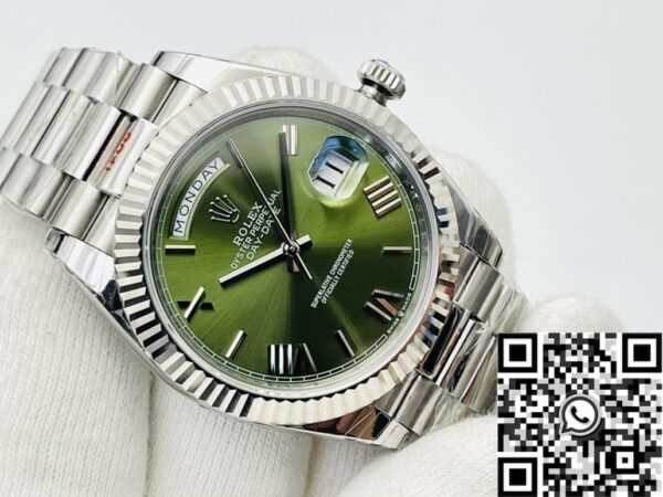 EW Factory Rolex Watch Day Date M228239-0033 Olive Green