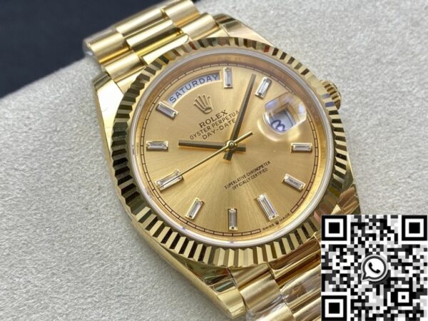 Replica Rolex Day Date M228238-0005 Champagne Dial 40mm