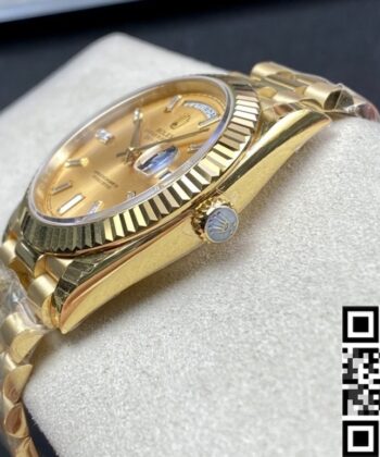 Replica Rolex Day Date M228238-0005 Champagne Dial 40mm