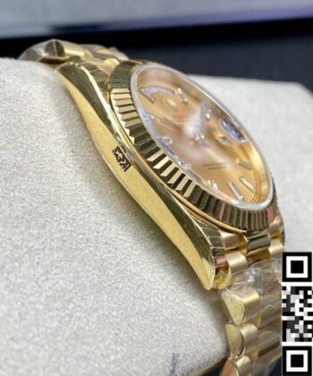 Replica Rolex Day Date M228238-0005 Champagne Dial 40mm