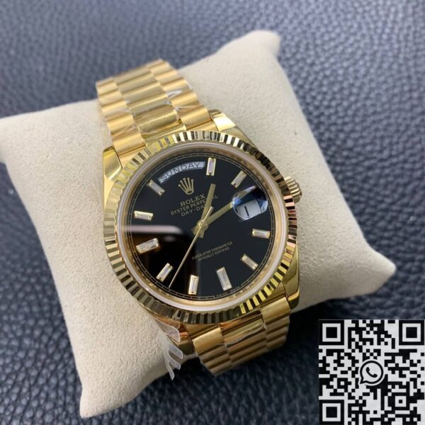 Fake Day Date Rolex M228238-0004 Black Dial 40mm EW Factory