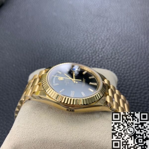 Fake Day Date Rolex M228238-0004 Black Dial 40mm EW Factory