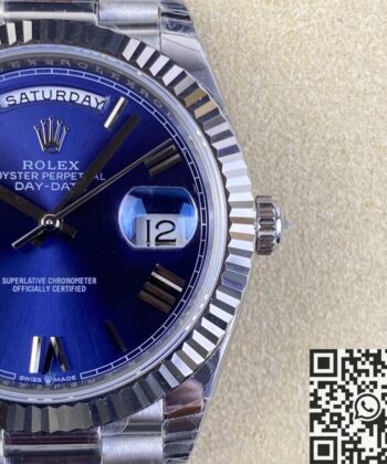 Replica Day Date Rolex M228236-0007 Blue 40mm EW Factory