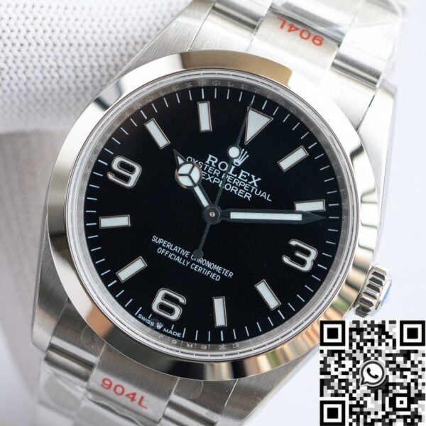 EW Factory Rolex Explorer M124270-0001 Black Dial Size 36mm