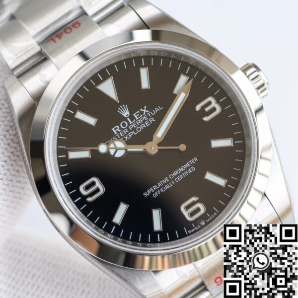 EW Factory Rolex Explorer M124270-0001 Black Dial Size 36mm