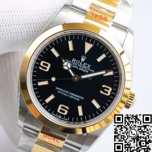 EW Factory Explorer Rolex M124273-0001 Black Dial Size 40mm