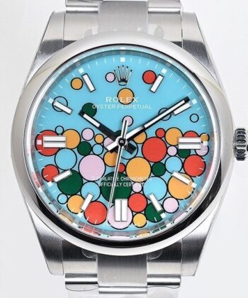 Rolex Oyster Perpetual Date​ M124300-0008 Turquoise Blue 41mm