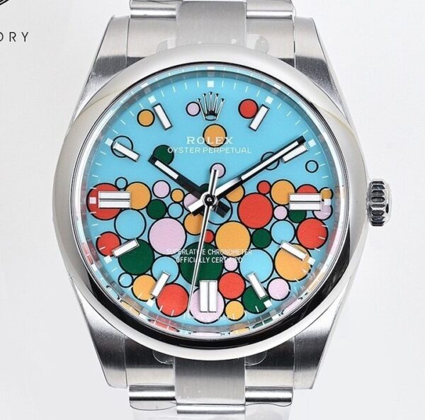 Rolex Oyster Perpetual Date​ M124300-0008 Turquoise Blue 41mm
