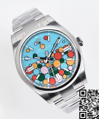 Rolex Oyster Perpetual Date​ M124300-0008 Turquoise Blue 41mm
