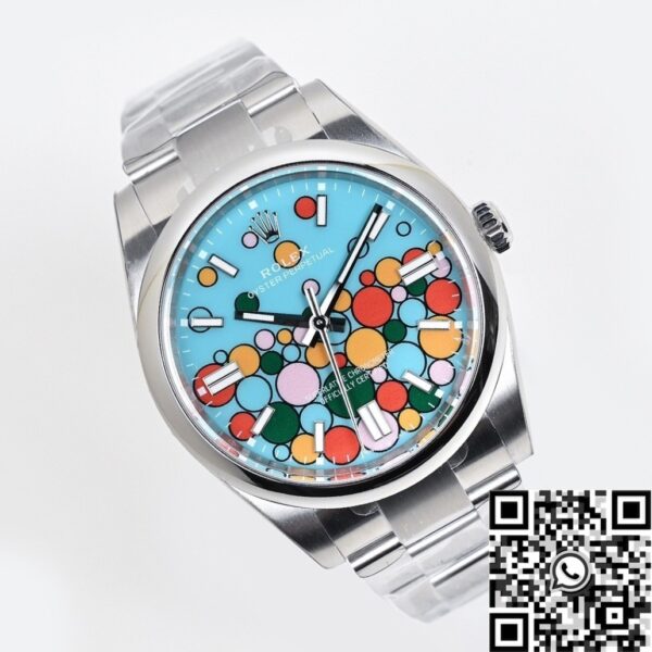 Rolex Oyster Perpetual Date​ M124300-0008 Turquoise Blue 41mm