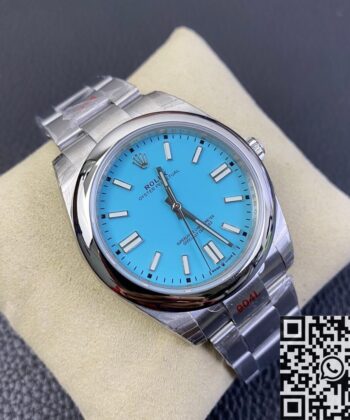 Rolex Oyster Perpetual Date Just​ M124300-0006 Tiffany Blue Dial