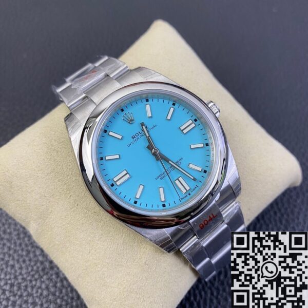 Rolex Oyster Perpetual Date Just​ M124300-0006 Tiffany Blue Dial