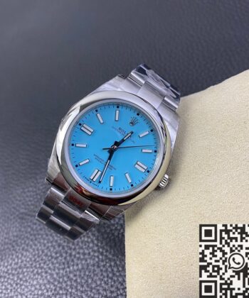 Rolex Oyster Perpetual Date Just​ M124300-0006 Tiffany Blue Dial