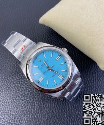 Rolex Oyster Perpetual Date Just​ M124300-0006 Tiffany Blue Dial