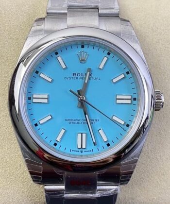 Rolex Oyster Perpetual Date Just​ M124300-0006 Tiffany Blue Dial